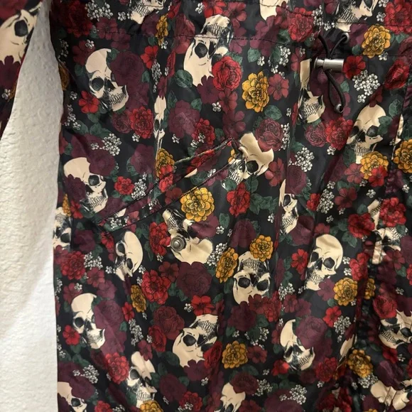 torrid Skull and Floral Rain Jacket - Picture 2 of 11